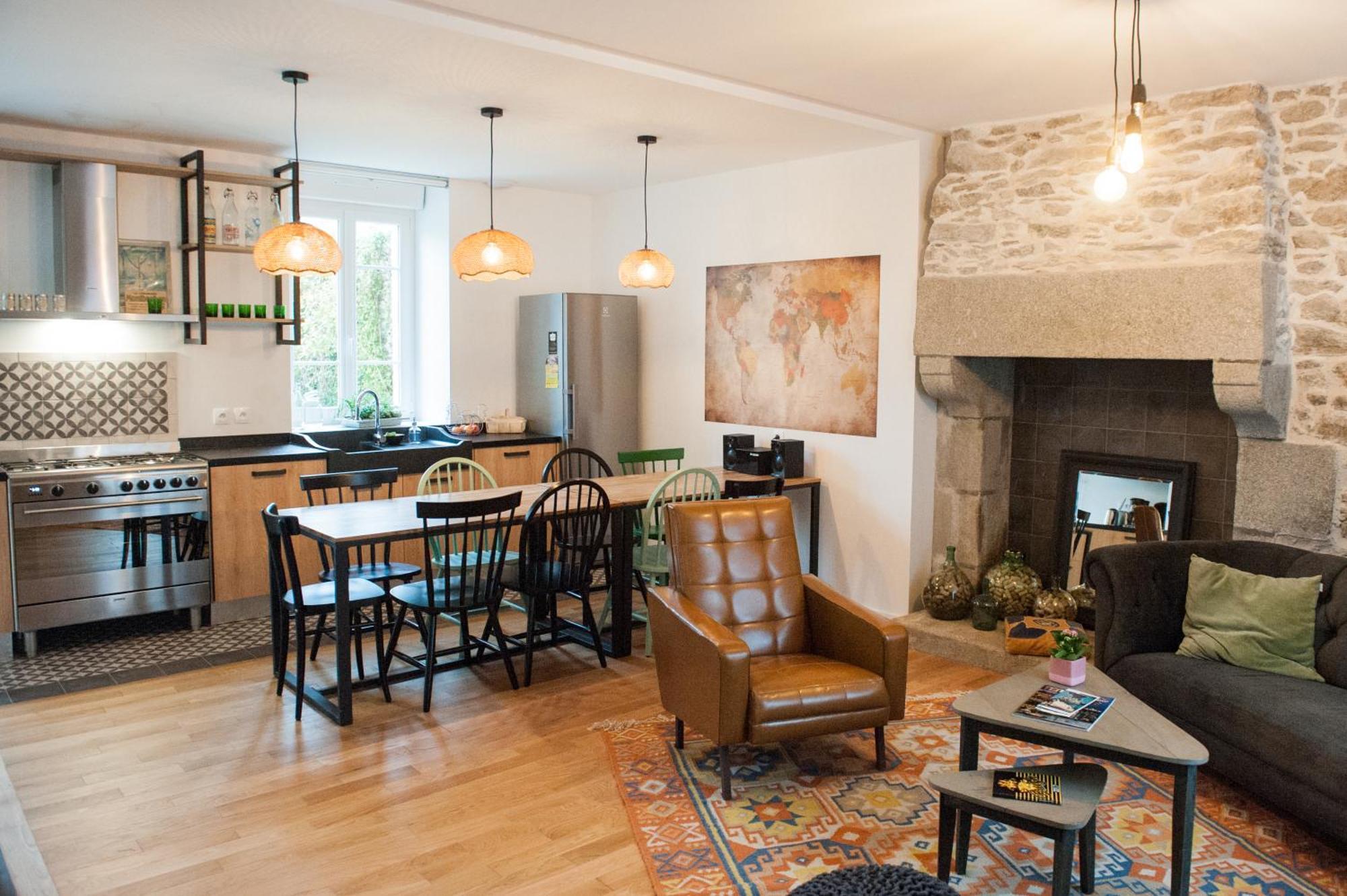 Bed and Breakfast Le Quai 18 Lesneven Exterior foto